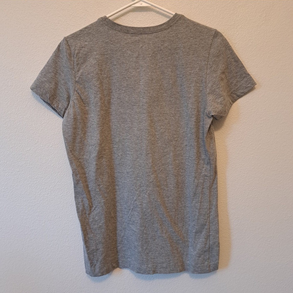 Nike Boise State Broncos Womens XL Slim Fit Heather Gray Glitter Graphic T-Shirt - Picture 4 of 4